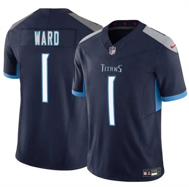 Men & Women & Youth Tennessee Titans #1 Cameron Ward Navy 2025 Draft F.U.S.E. Vapor Limited Stitched Jersey,We sell and wholesale Men & Women & Youth Tennessee Titans #1 Cameron Ward Navy 2025 Draft F.U.S.E. Vapor Limited Stitched Jersey on line form chian!